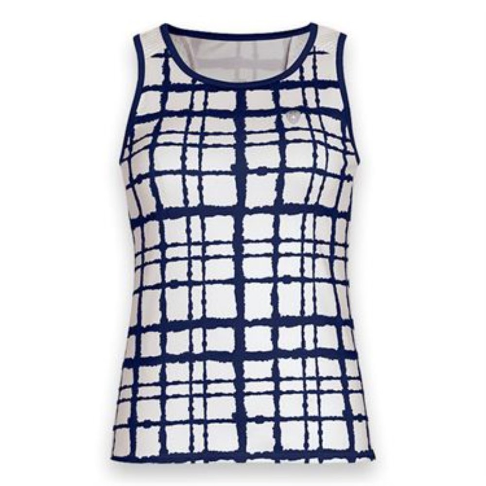 NWT Navy and White Tennis Tank Top